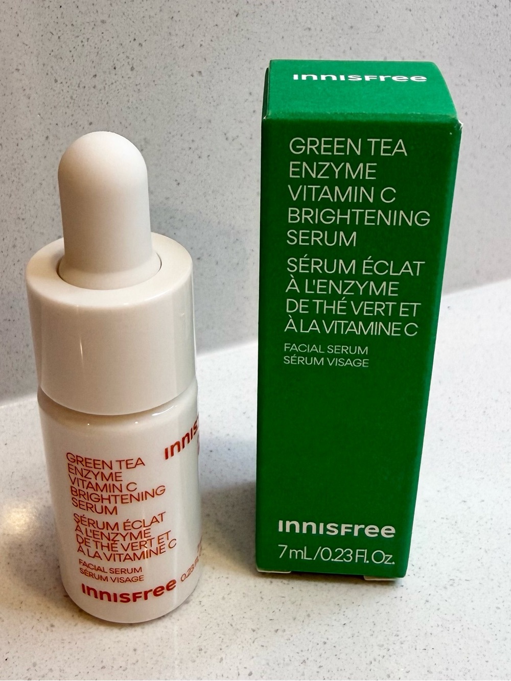 INNISFREE Green Tea Enzyme Vitamin C Brightening Serum 7 mL Travel/Deluxe
